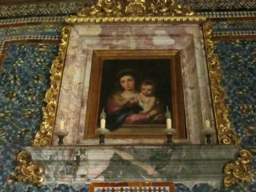 Copia de la Virgen de la Servilleta, de Murillo/Copy of Murillo's Virgin of the napkin